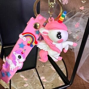 Unicorn Keychain and Star